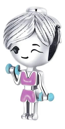 Sporcu Kız Charm