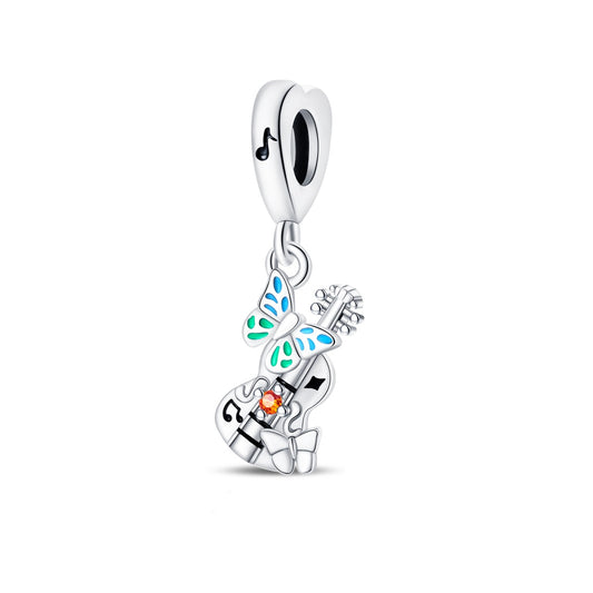 Keman ve Kelebek Sallantılı Charm