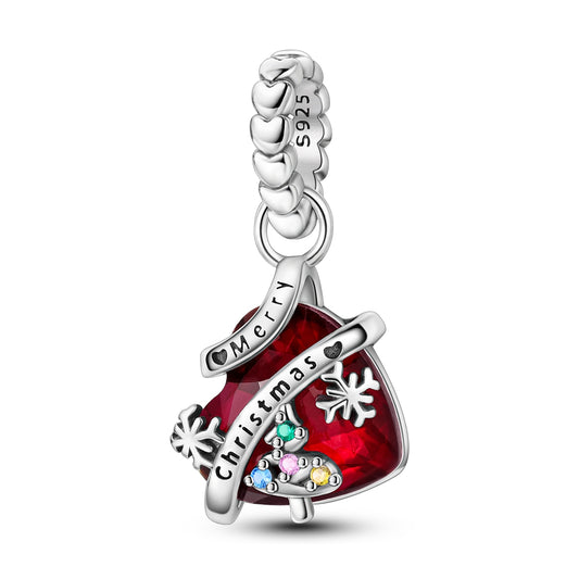Kalpli Merry Christmas Yılbaşı Charm