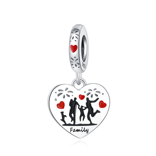 Aile Kalp Temalı Charm