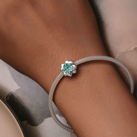 İyi Şanslar Yoncası Gümüş Charm