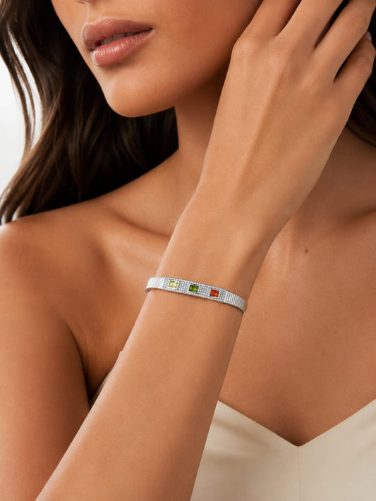 Charm Elegance Trio Kelepçe Kadın Bileklik