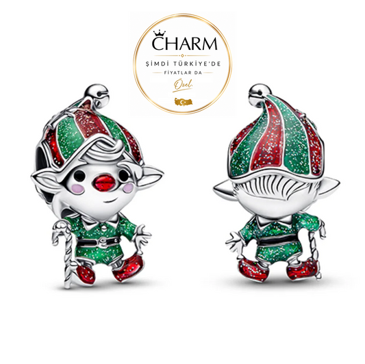 Hareketli Elf Charm