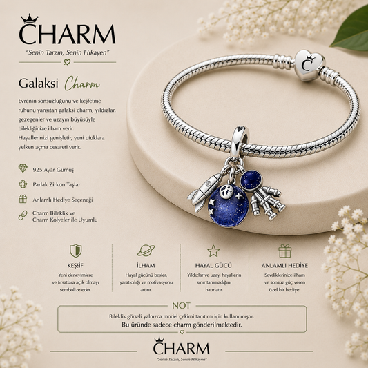 Astronot Galaxy Uzay Macerası Charm