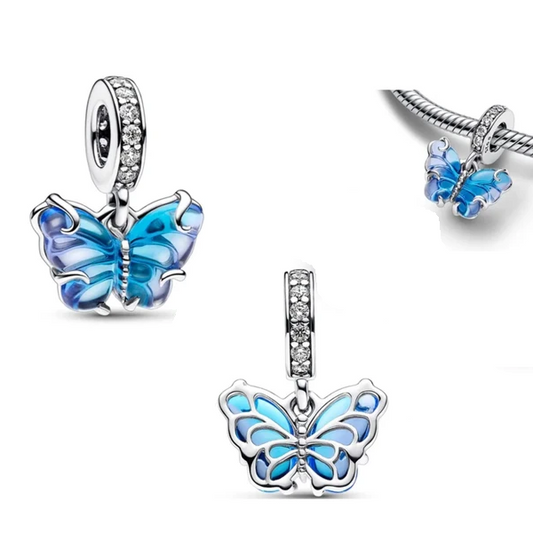 Mavi Kelebek Sallantılı Charm