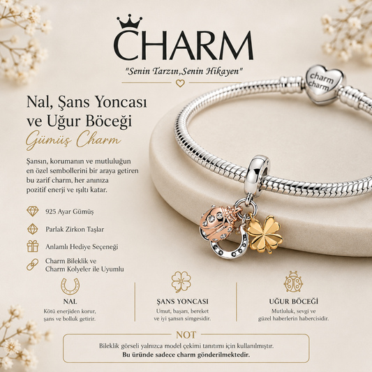 Nal, Şans Yoncası ve Uğur Böceği Charm