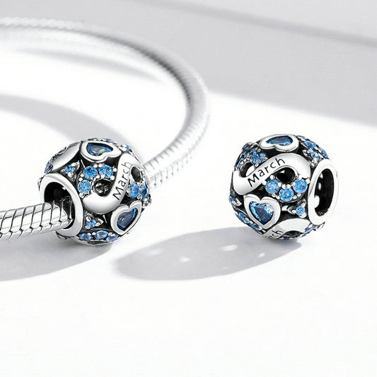 925 Ayar Gümüş ' Mart ' Charm