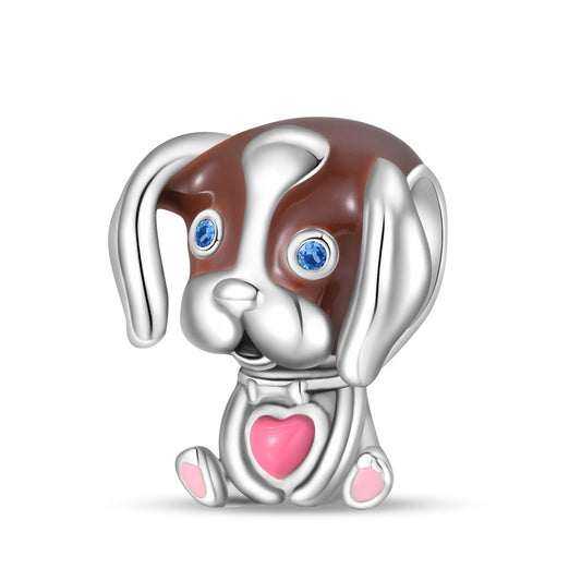 Sevimli Kalpli Köpek Charm