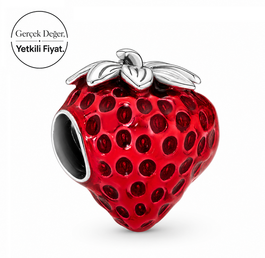Kırmızı Çilek Charm