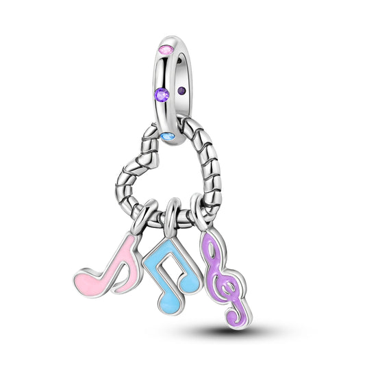 Kalp ve Nota Sallantılı Charm