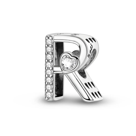 R Harfi Kalpli Charm
