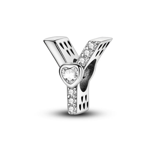 Y Harfi Kalpli Charm