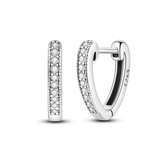 Işıltılı Halka Küpe