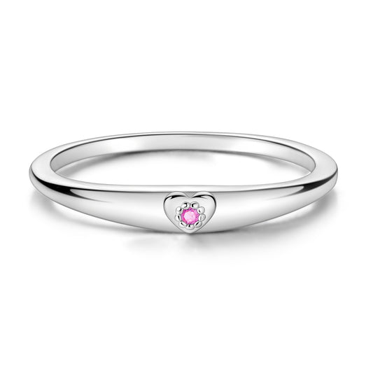 Pembe Taşlı Zarif Yüzük