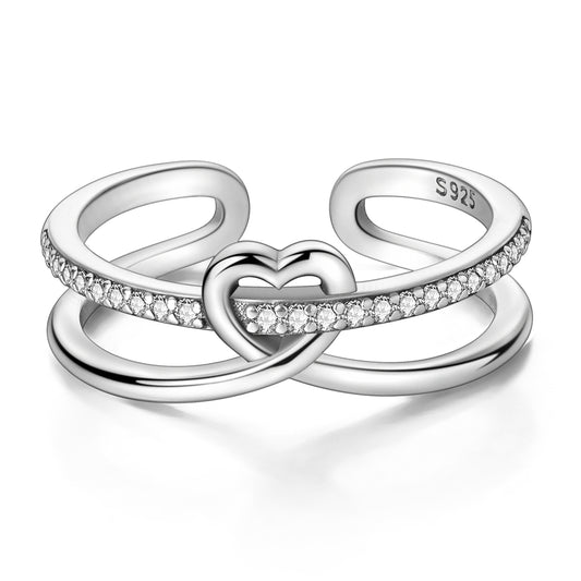 Ayarlanabilir Kalp Yüzük