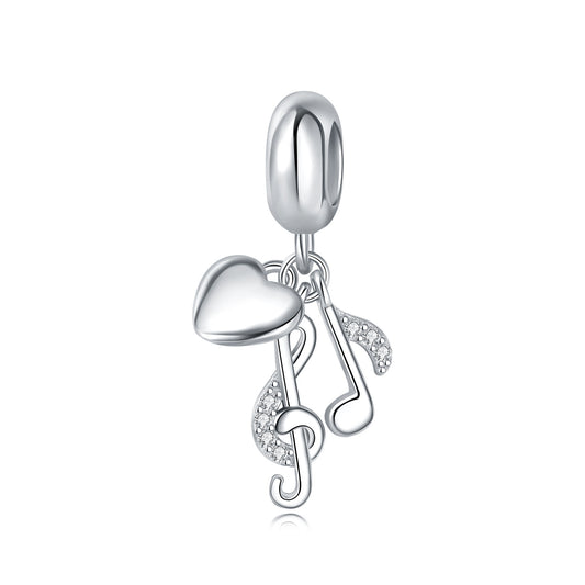 Kalp ve Nota Sallantılı Charm