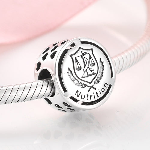 925 Ayar Gümüş ' Beslenme Uzmanı Diyestisyen ' Meslek Charm