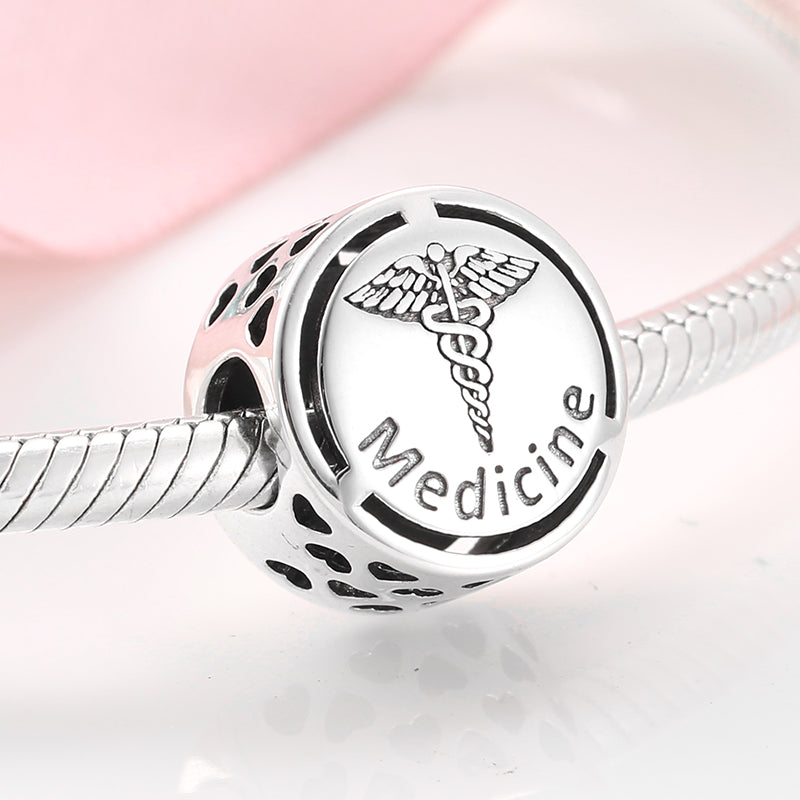 925 Ayar Gümüş ' Sağlık ' Meslek Charm