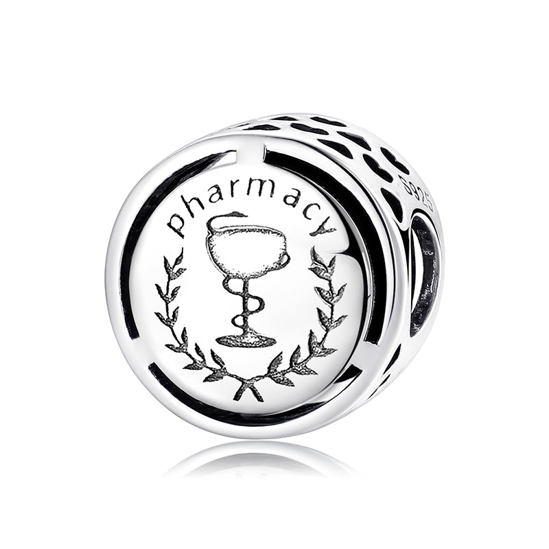 925 Ayar Gümüş ' Eczacı ' Meslek Charm