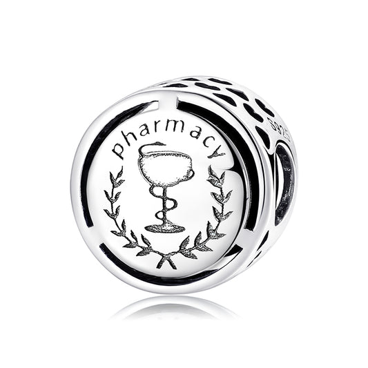 925 Ayar Gümüş ' Eczacı ' Meslek Charm