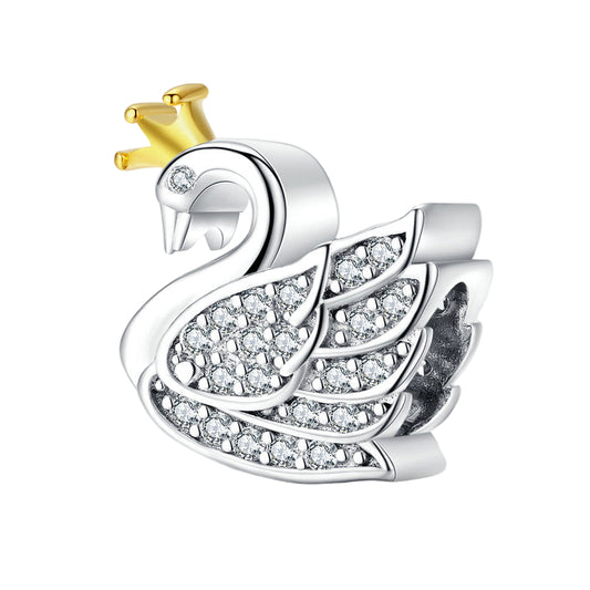 Işıltılı Kuğu Charm