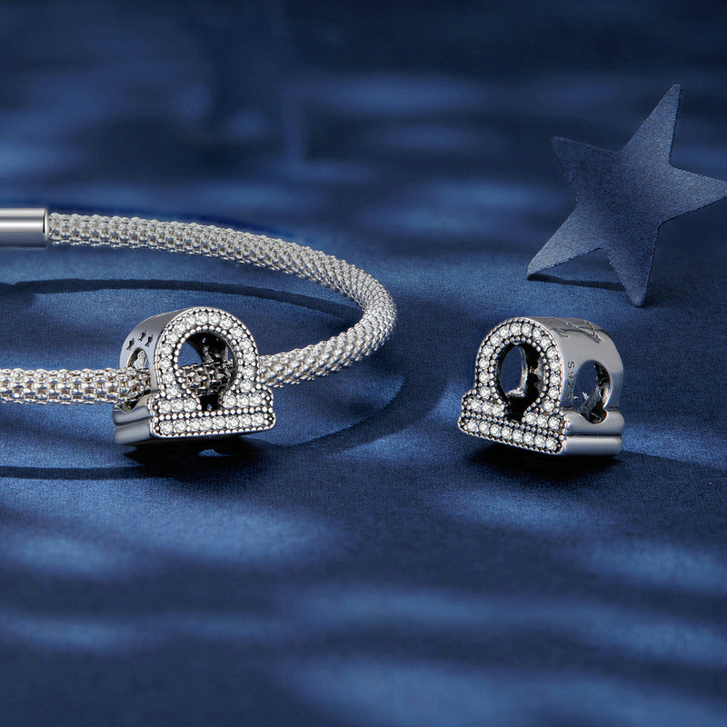 925 Ayar Gümüş Terazi Burcu Charm
