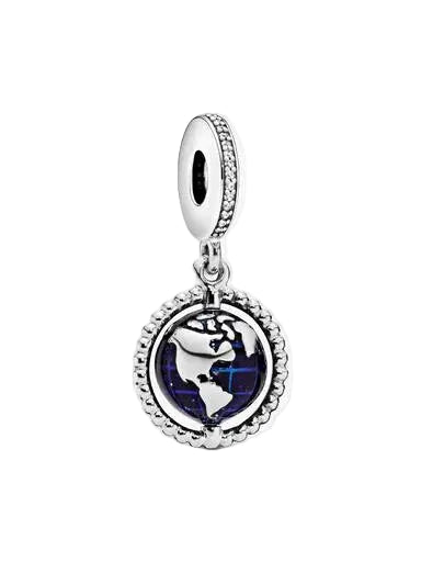 Dönen Dünya Küresi Sallantılı Charm