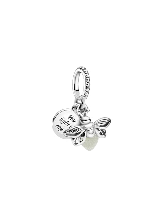 Işıltılı Ateş Böceği ve Mesajlı Sallantılı Charm