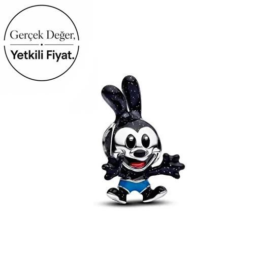Işıltılı Gece Şanslı Tavşan Charm