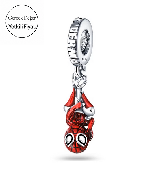 Asılı Örümcek Adam Sallantılı Charm
