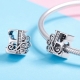 925 Ayar Gümüş E Harfi Charm