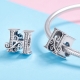 925 Ayar Gümüş H Harfi Charm