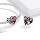 925 Ayar Gümüş Kalp Temalı Aile Charm Model:1750